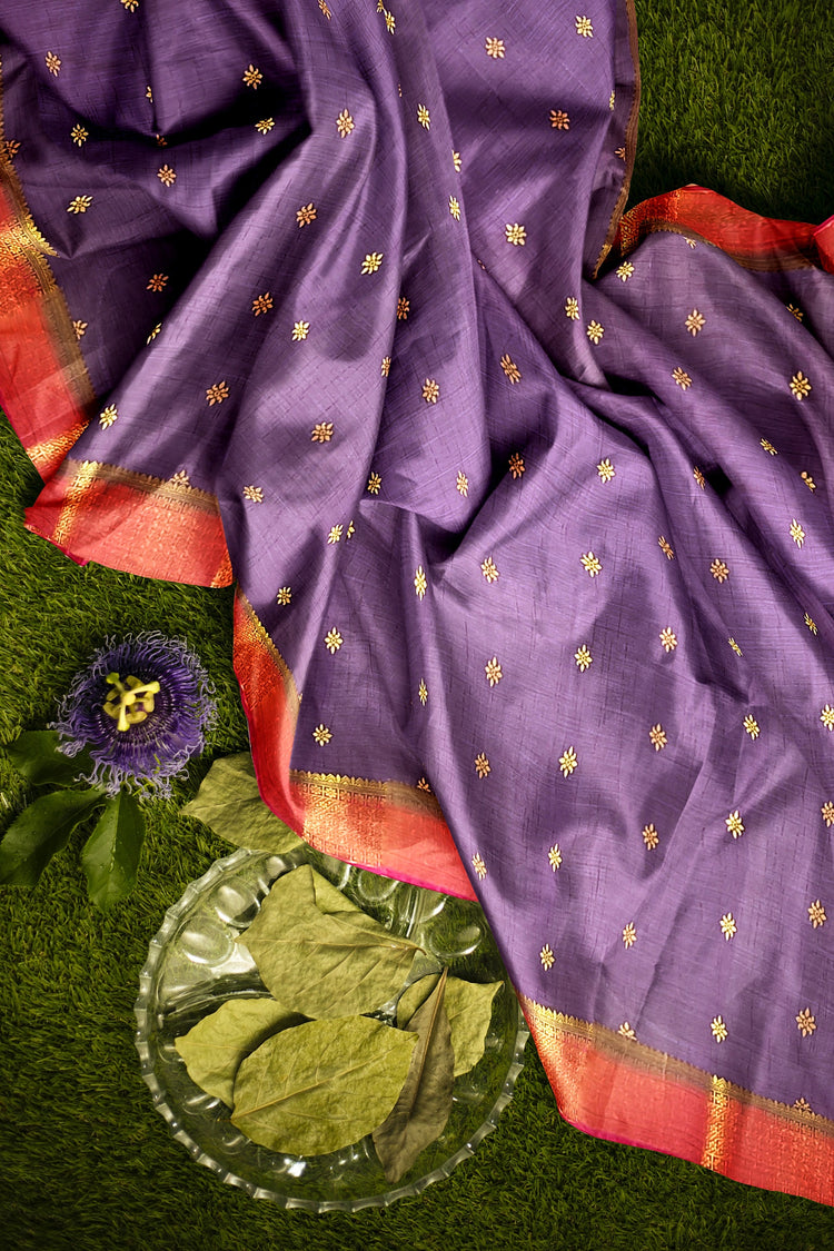 Baingani Silk Saree
