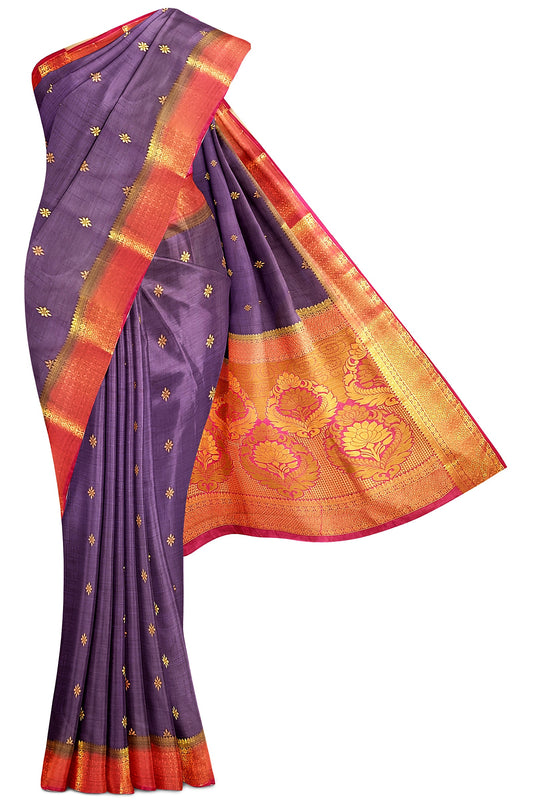 Baingani Silk Saree