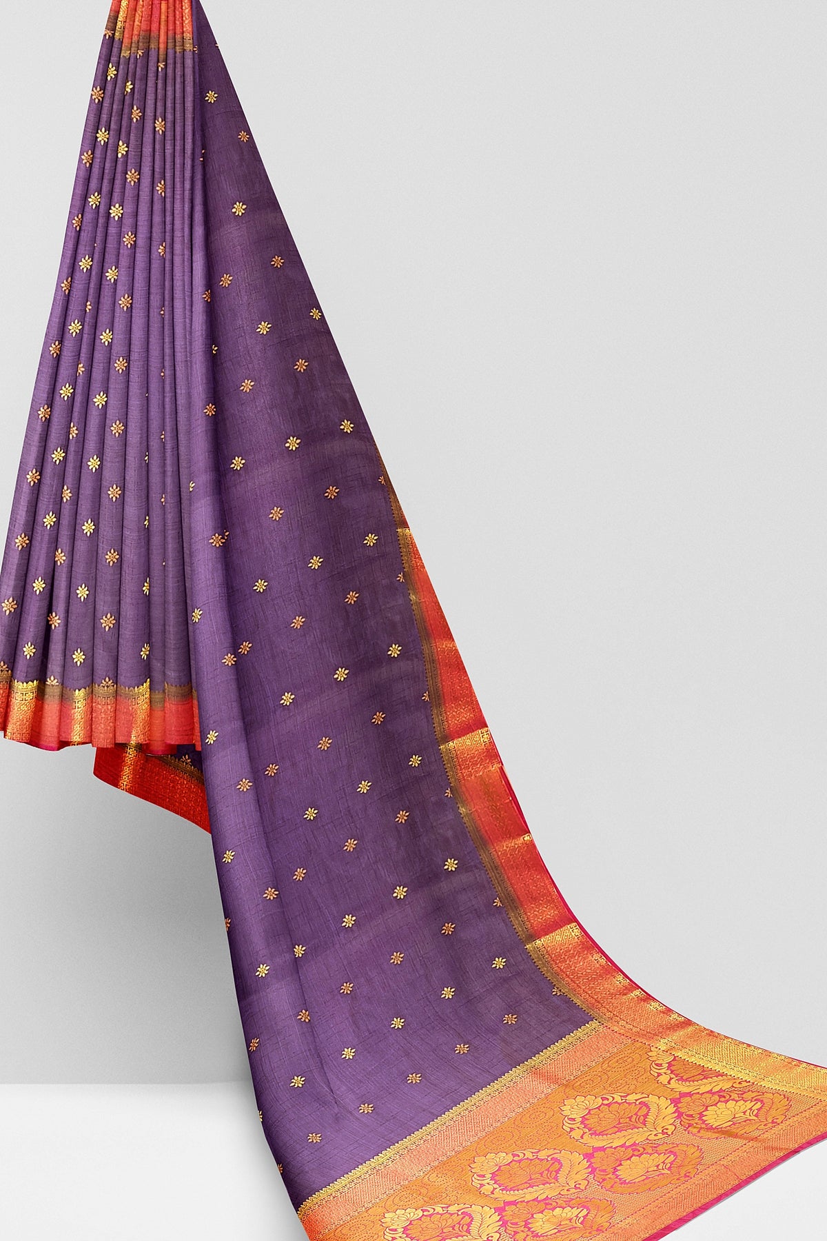 Baingani Silk Saree