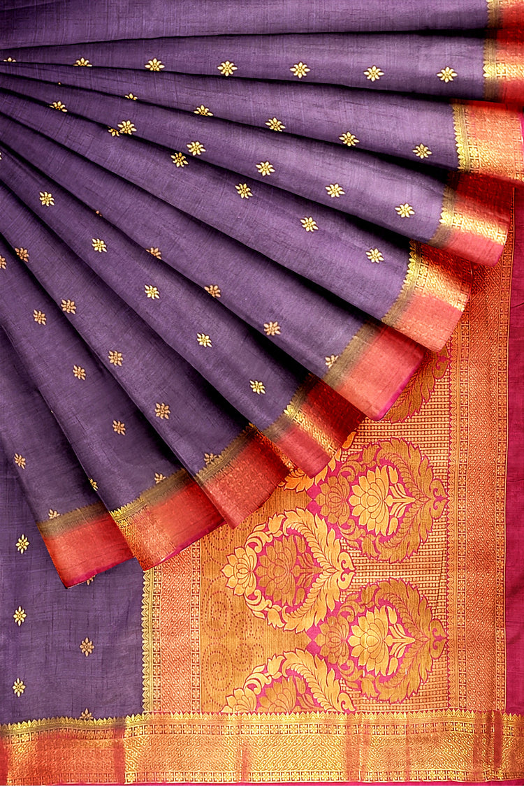 Baingani Silk Saree
