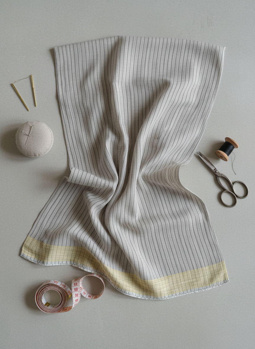 Grey Handloom Saree with Polka Dots