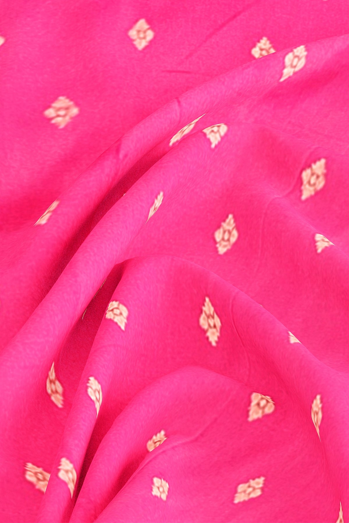 Pink Banarasi Paithani Inspired Border & Pallu Silk Saree
